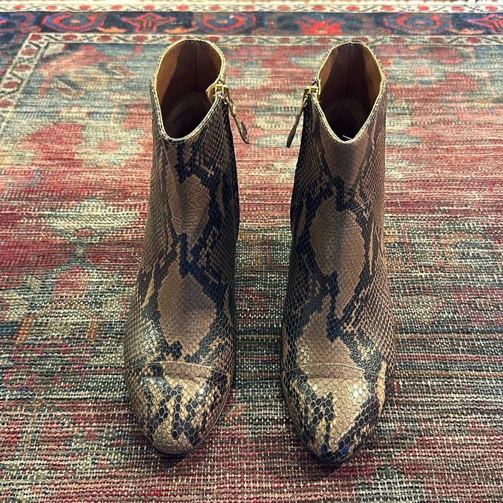 Paris Texas Pt-Python Ankle Boot In Camel - 39 - image 1